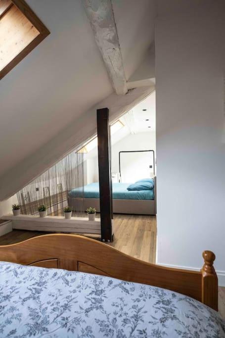Cocon Sous Les Toits Apartment อัลแบร์วิลล์ ภายนอก รูปภาพ