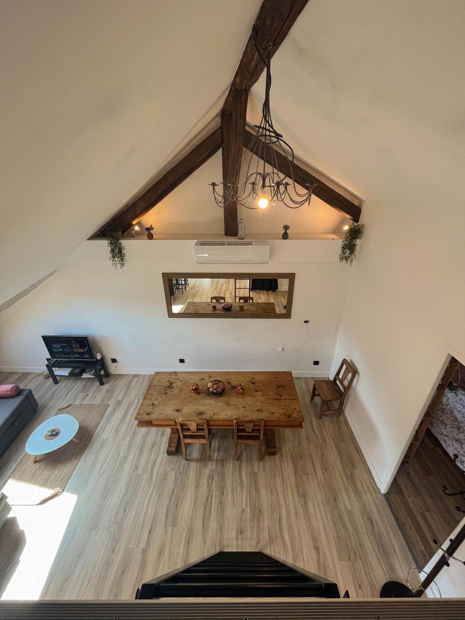 Cocon Sous Les Toits Apartment อัลแบร์วิลล์ ภายนอก รูปภาพ